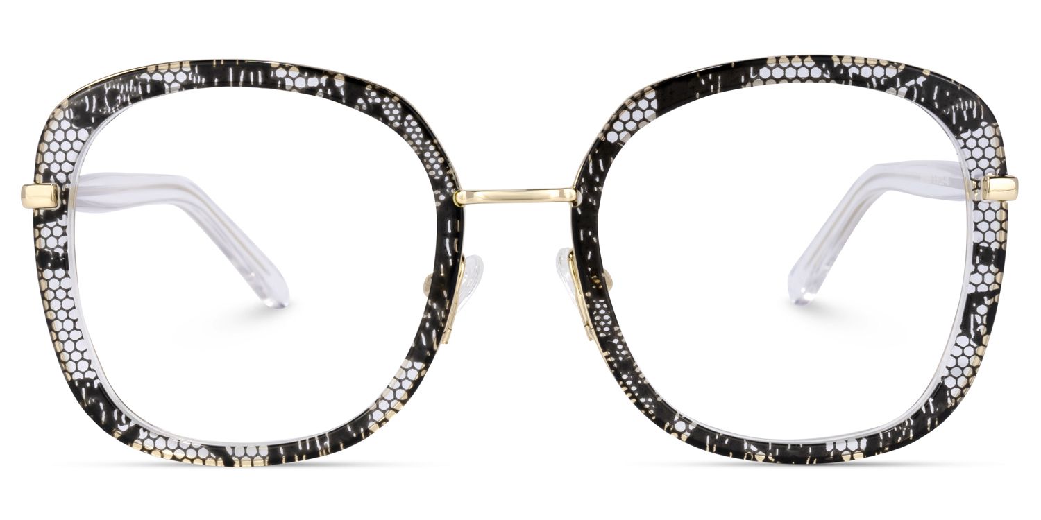 Mindset Sqaure Black Glasses | ZEELOOL UK