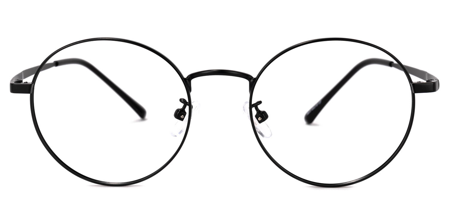 Garbsen Round Black Glasses0