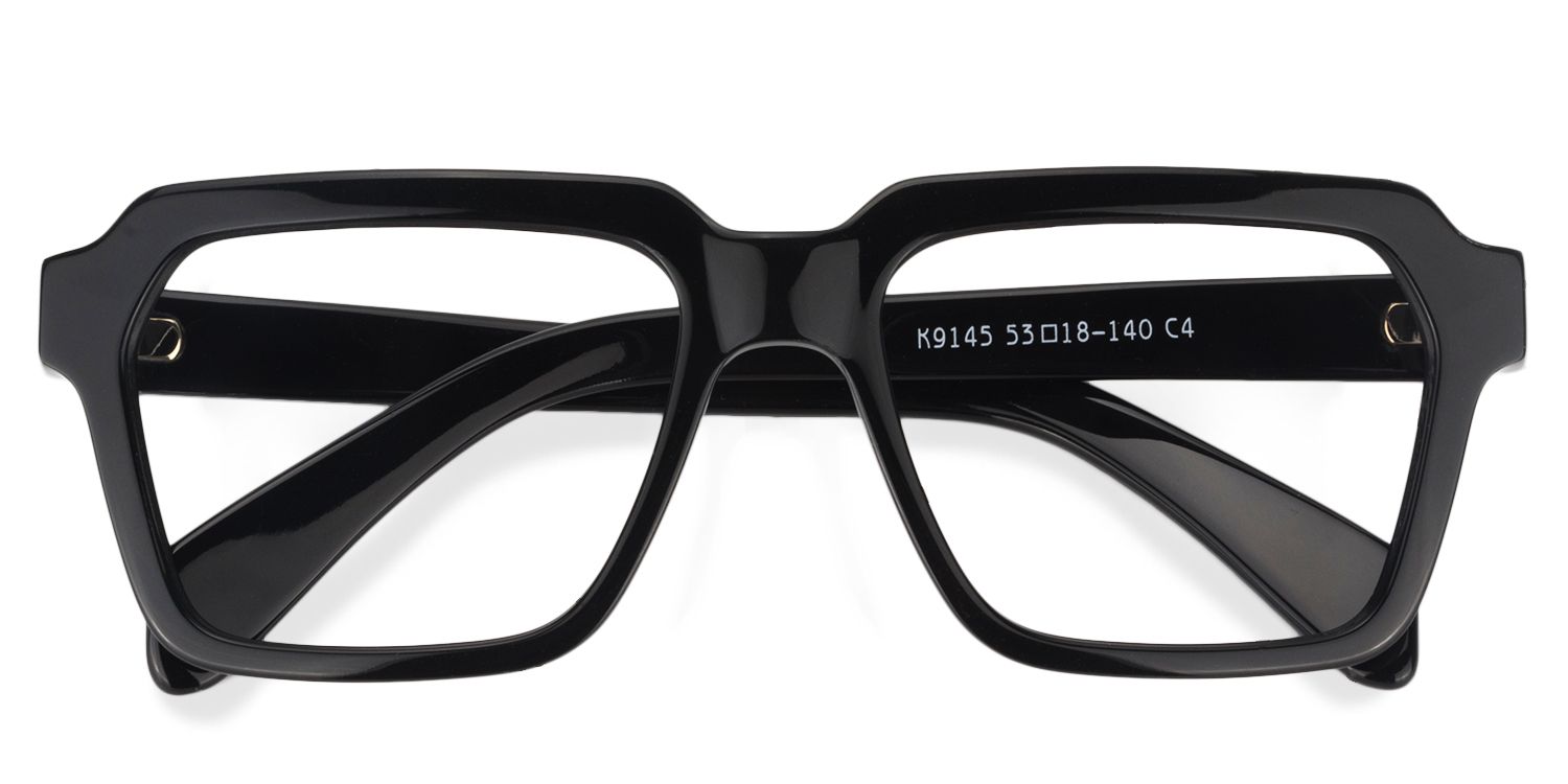 Square Black Glasses | ZEELOOL UK1