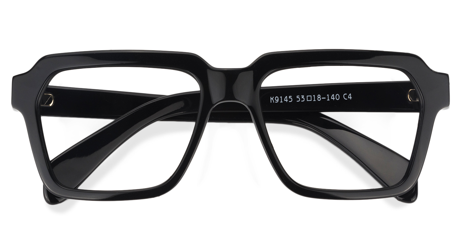 ZEELOOL Cally Square Black Glasses
