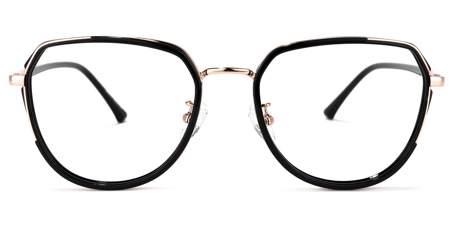 Nash Geometric Black Glasses | ZEELOOL UK0