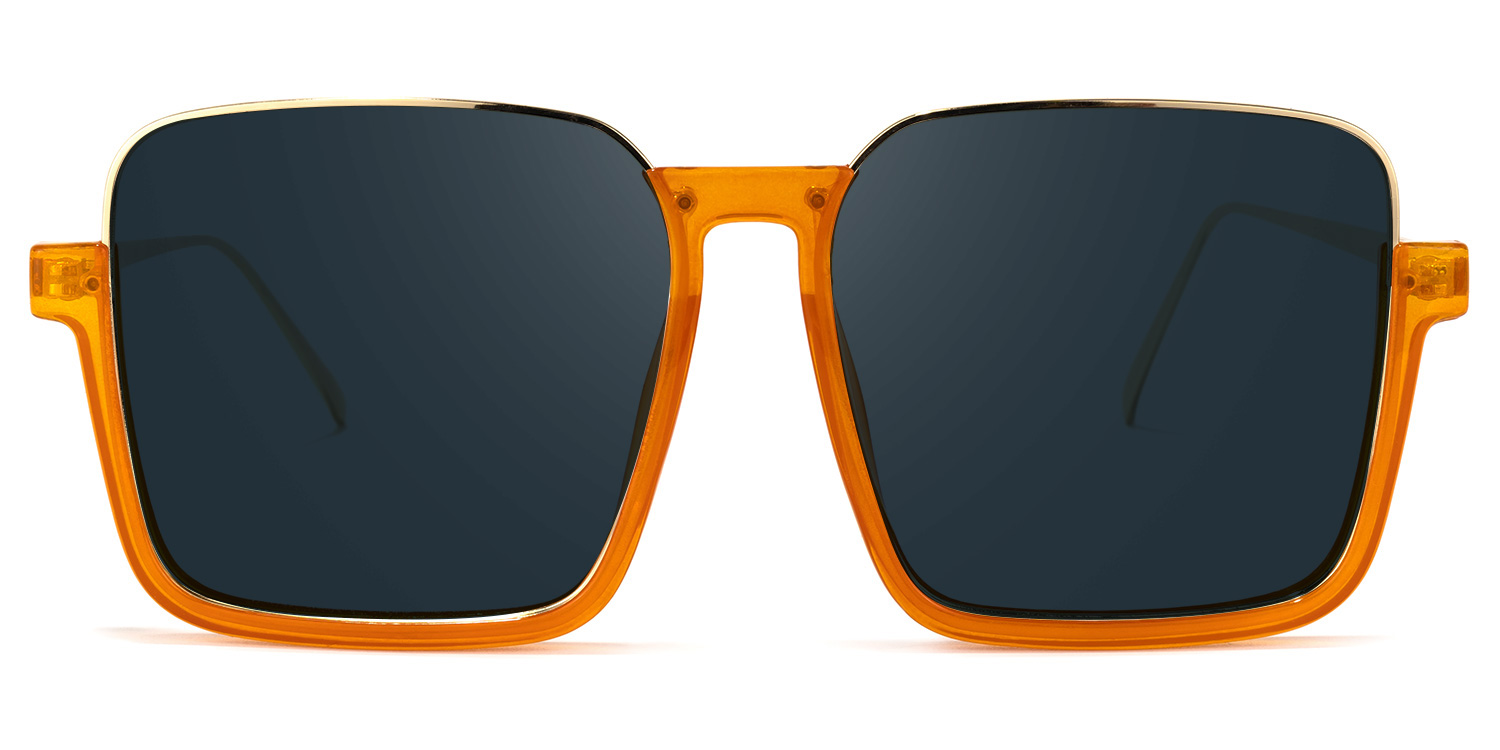 Velez Square Orange Sunglasses | ZEELOOL UK0
