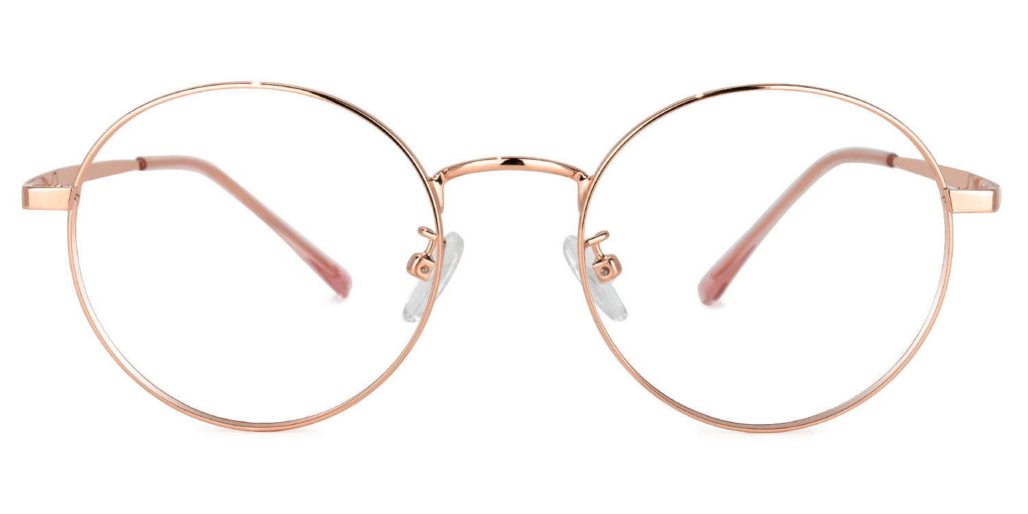 Garbsen Round Rose-Gold Glasses0