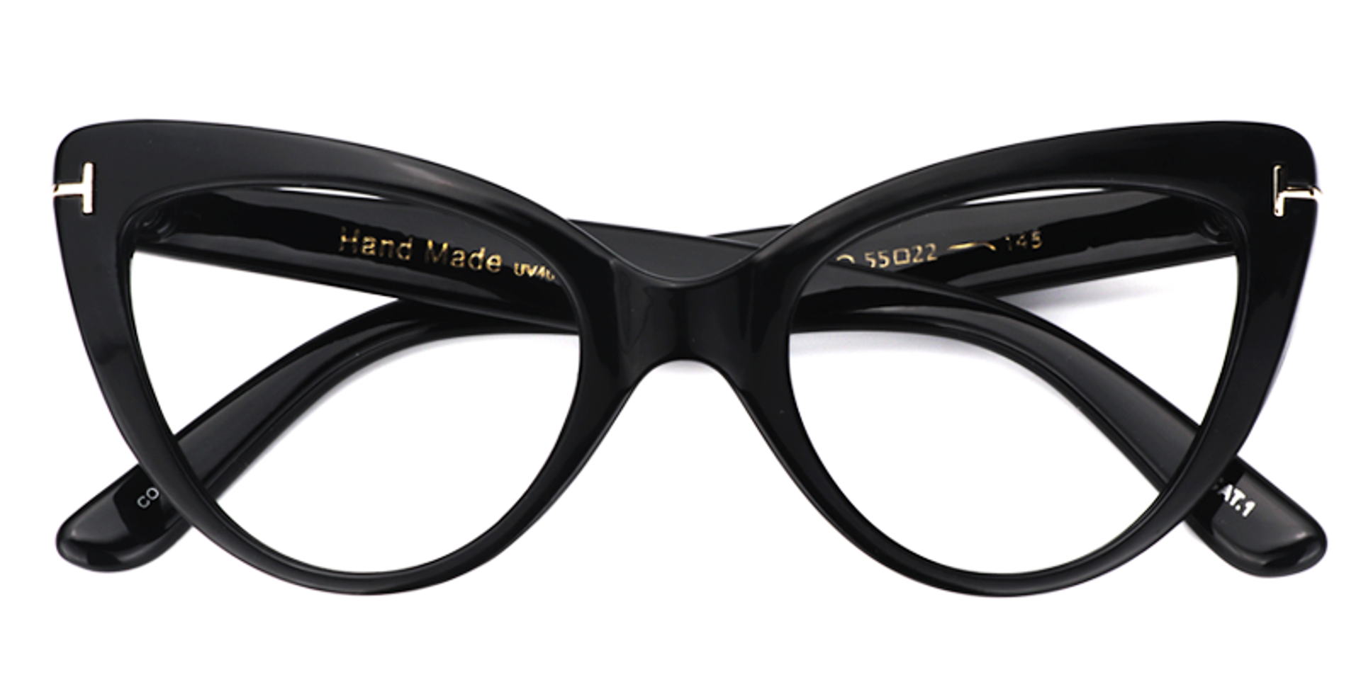 Cat Eye Black Glasses | ZEELOOL UK1