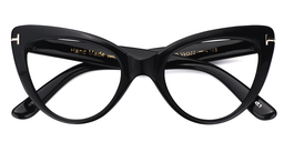 Kristin Black Cat eye Glasses1