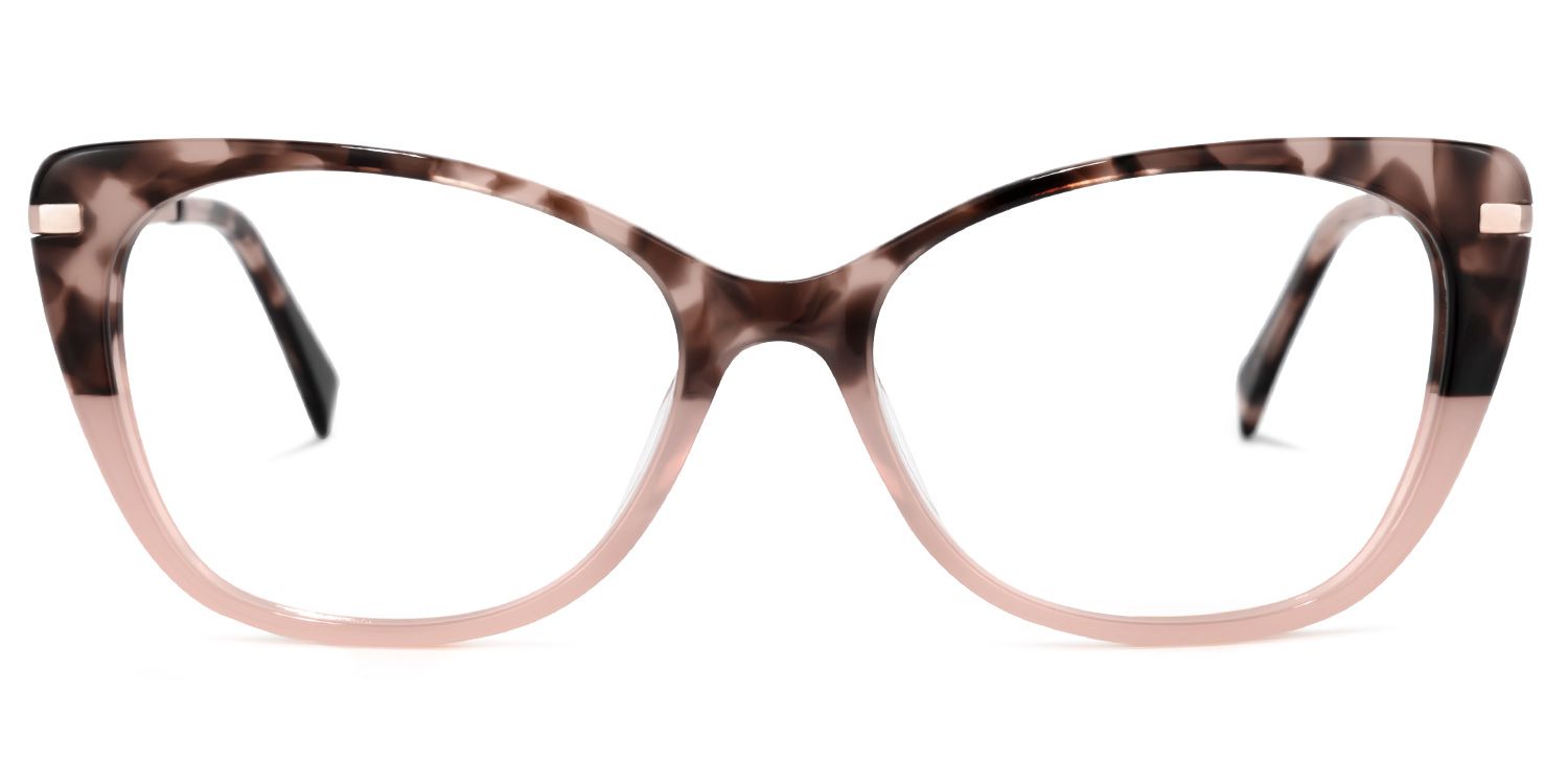 Posey Cateye Two-Tone Glasses | ZEELOOL UK0