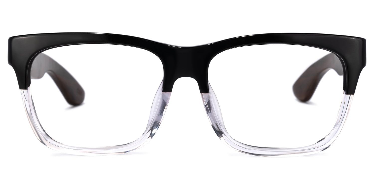 Atherbest Square Black-Crystal Glasses | ZEELOOL UK0