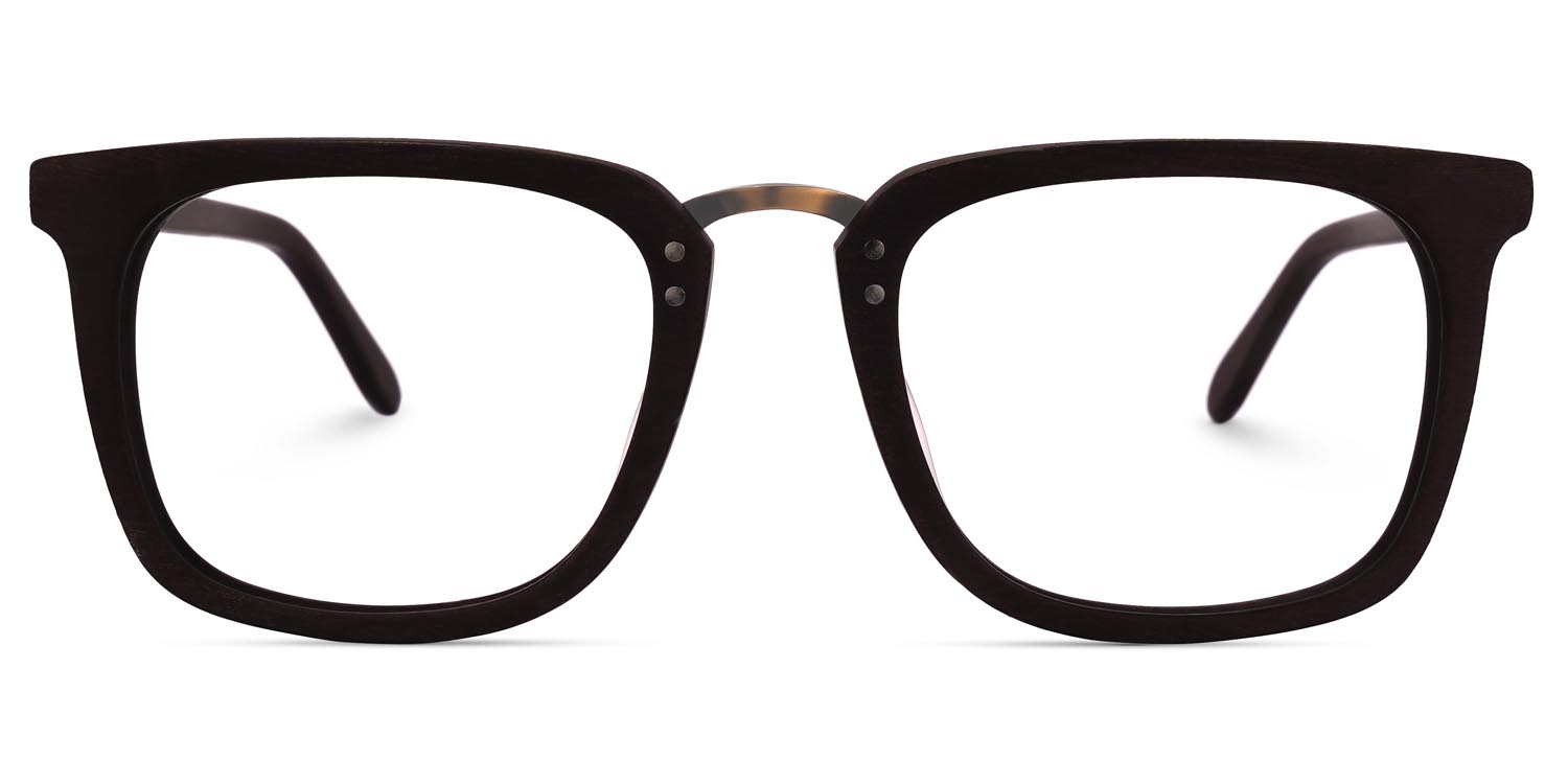 Rectangle Wood Glasses | ZEELOOL UK0