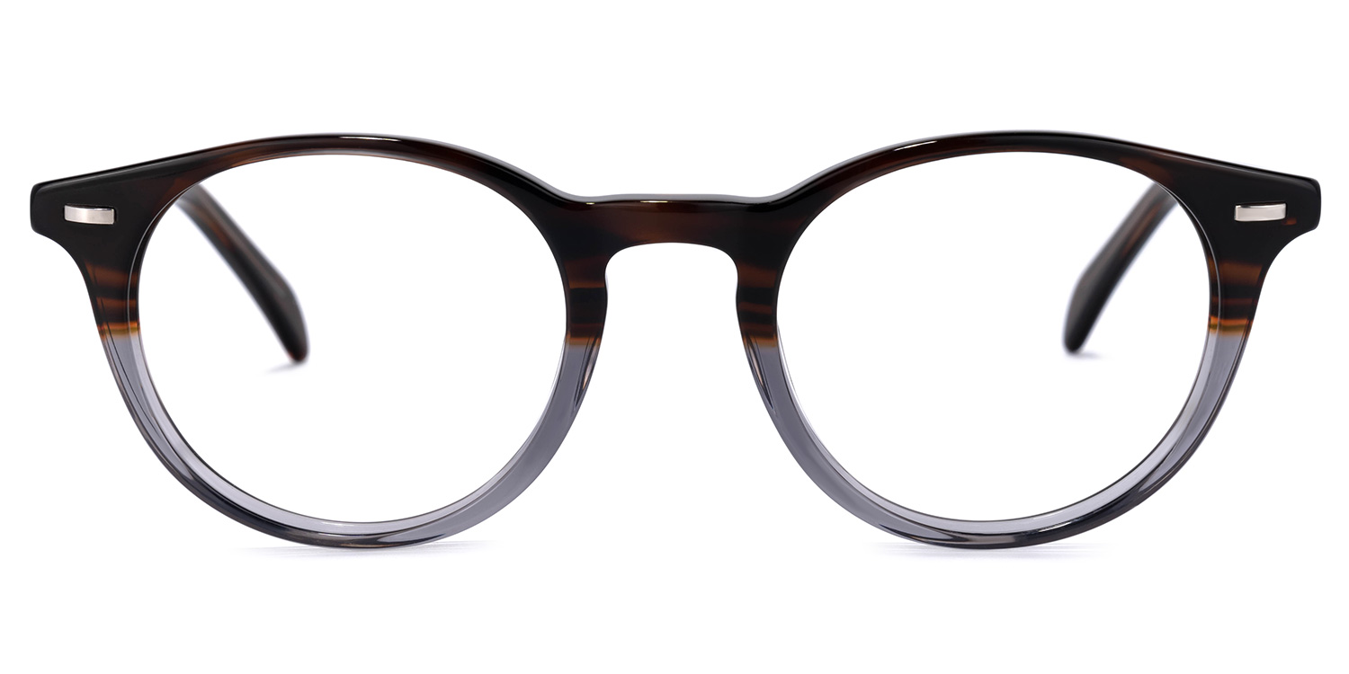 Yram Round Two-Tone Glasses | ZEELOOL UK0