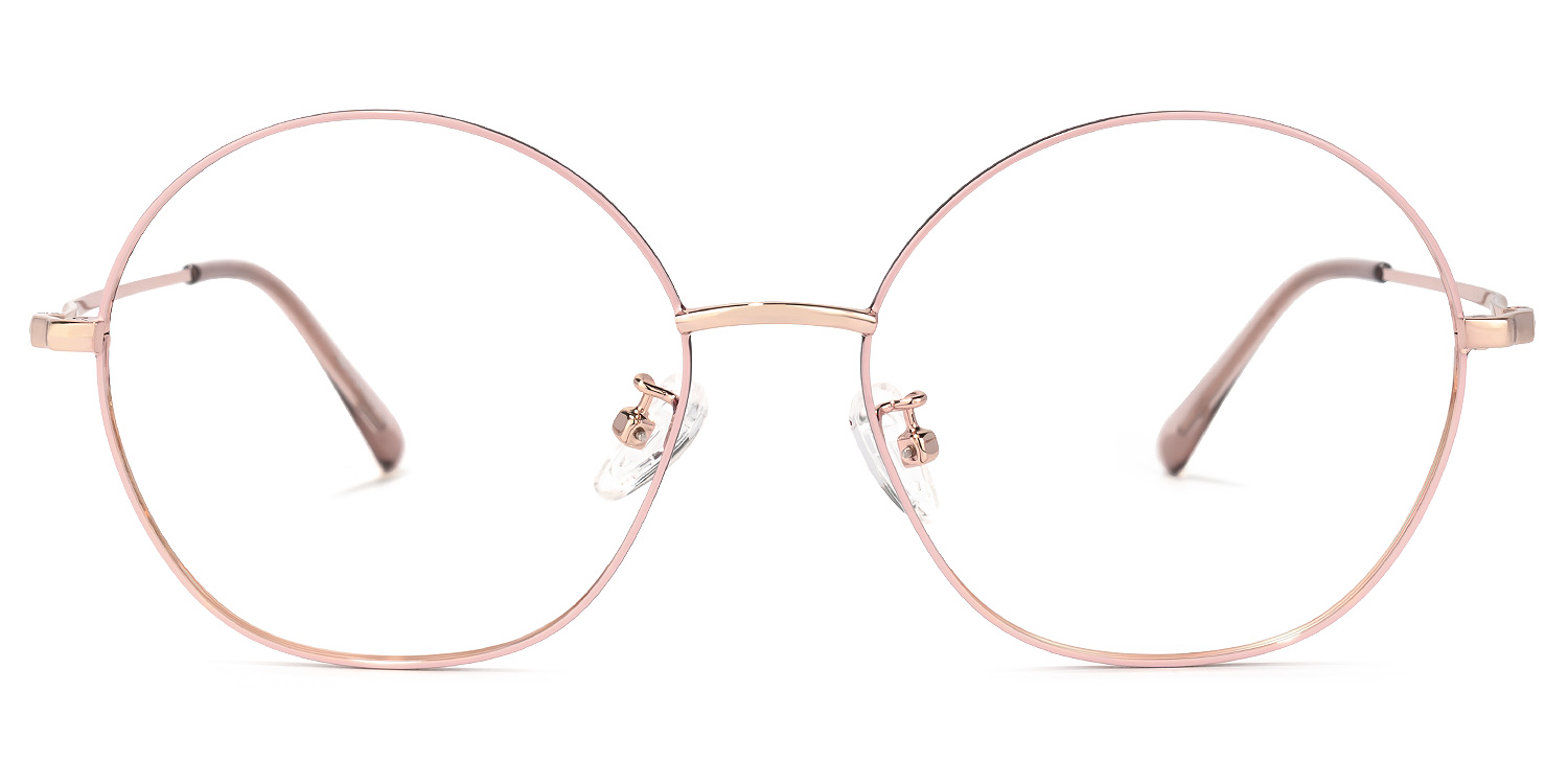 Nguyen Round Pink Glasses | ZEELOOL UK0