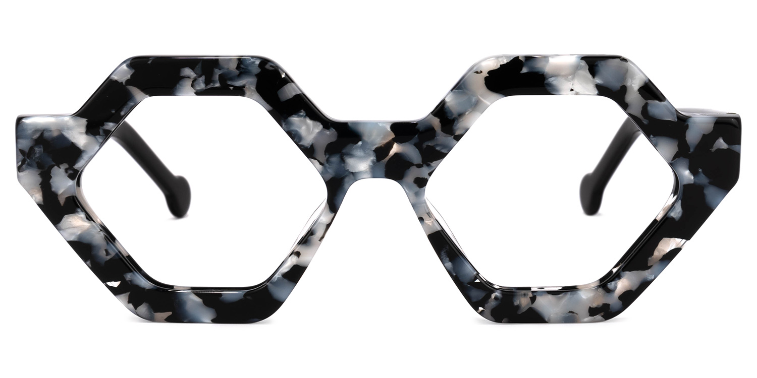 Barreto Geometric Marble Glasses | ZEELOOL UK0