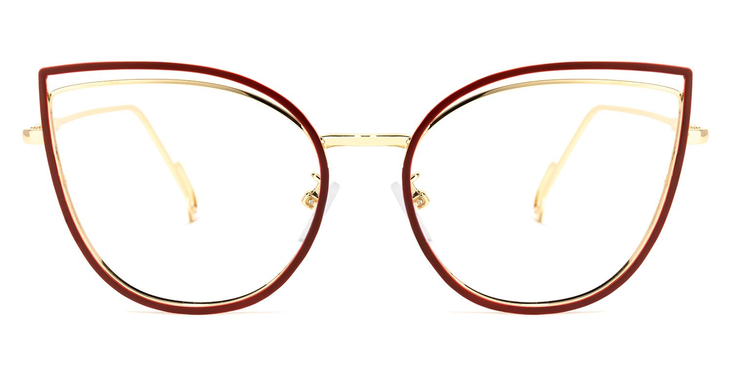 Spivey Cateye Red Glasses | ZEELOOL UK0