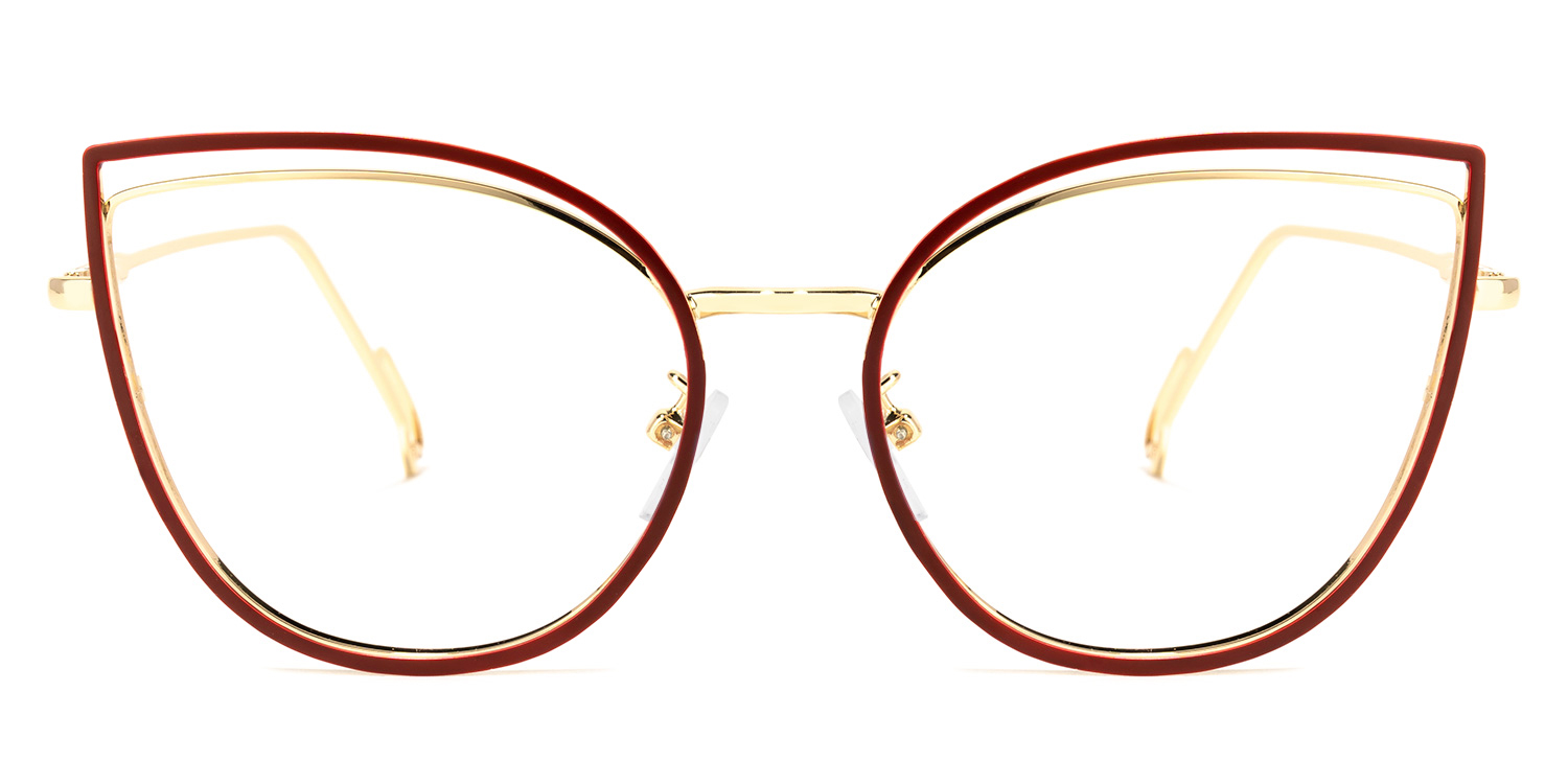 Spivey Cateye Red Glasses0