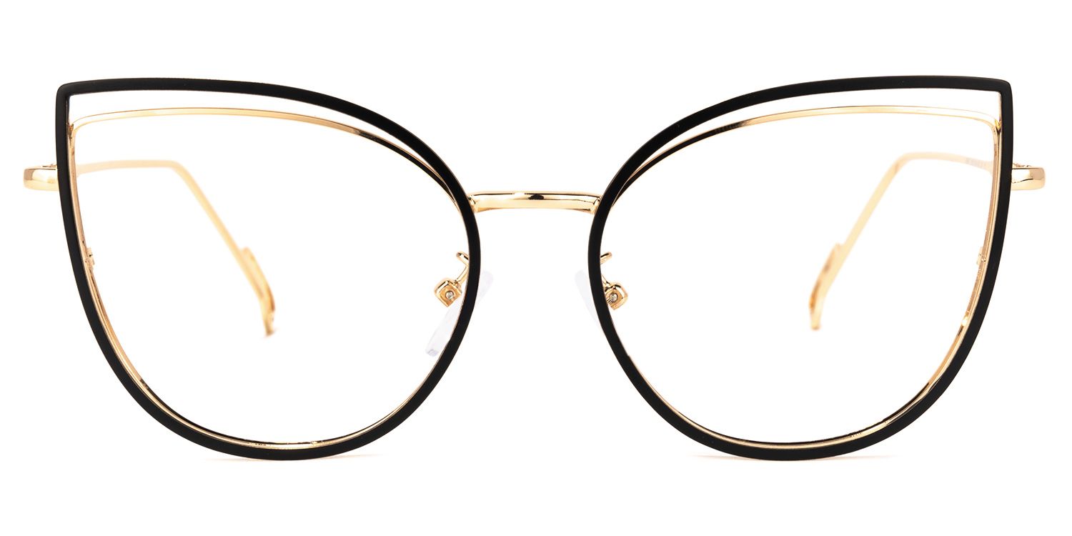 Spivey Cateye Black Glasses | ZEELOOL UK0