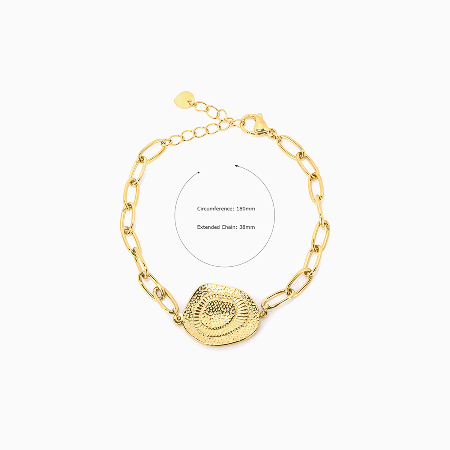 Brilliant Pretty Gold Bracelet | ZEELOOL UK3