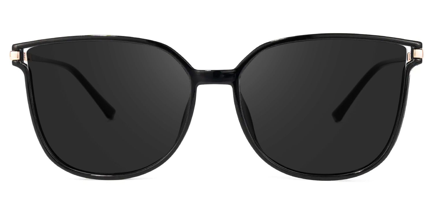Rodz Black Square Polarized Sunglasses for Driving | ZEELOOL UK0