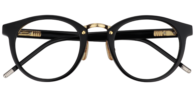 Round Black Glasses | ZEELOOL UK1