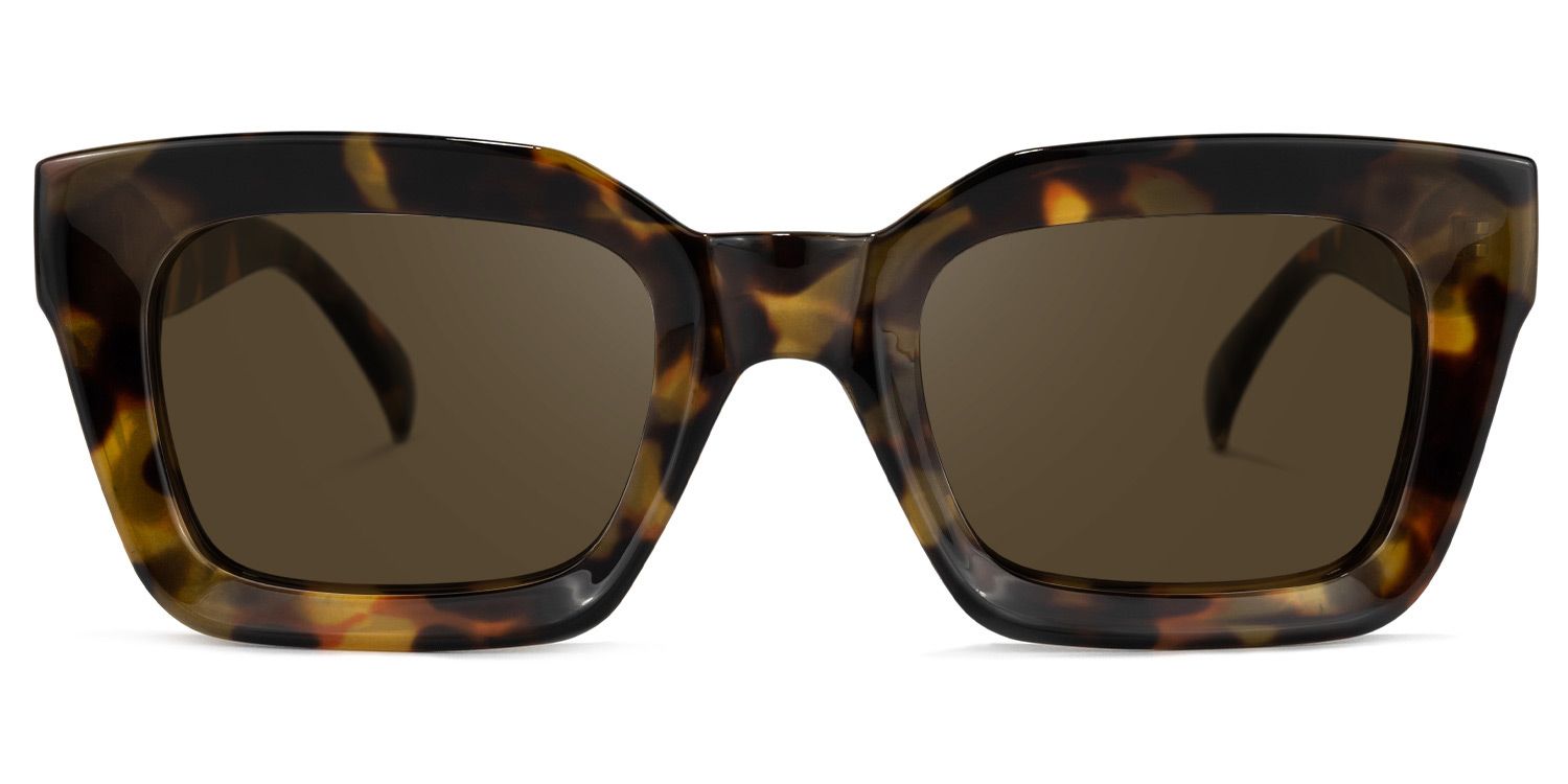 Nevaeh Square Tortoise Sunglasses | ZEELOOL UK0