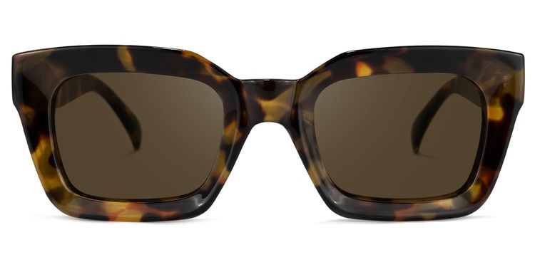 Nevaeh Square Tortoise Sunglasses