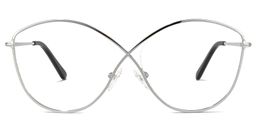 Garcia Geometric Silver Glasses0