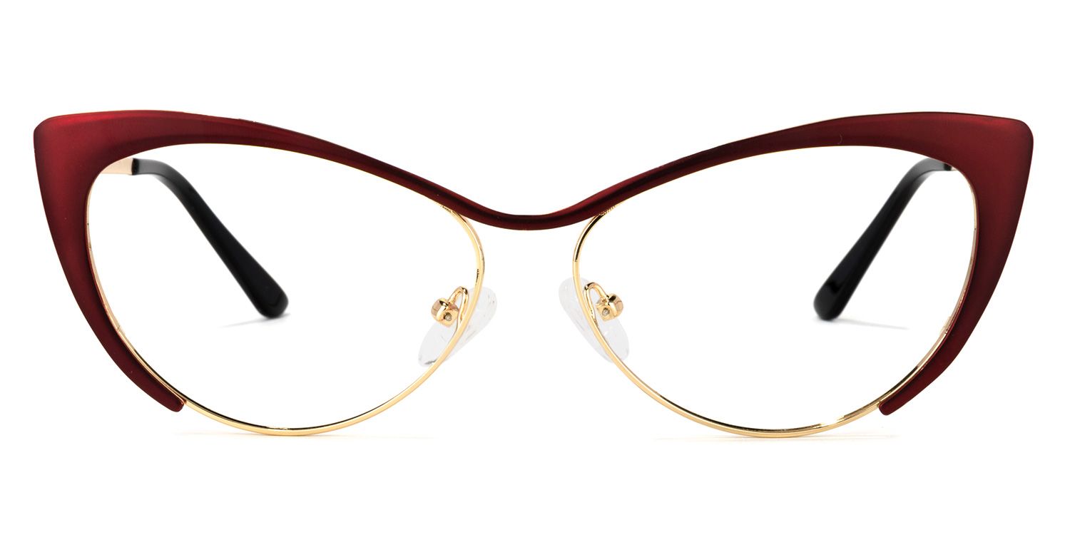 Cateye Red Glasses | ZEELOOL UK0