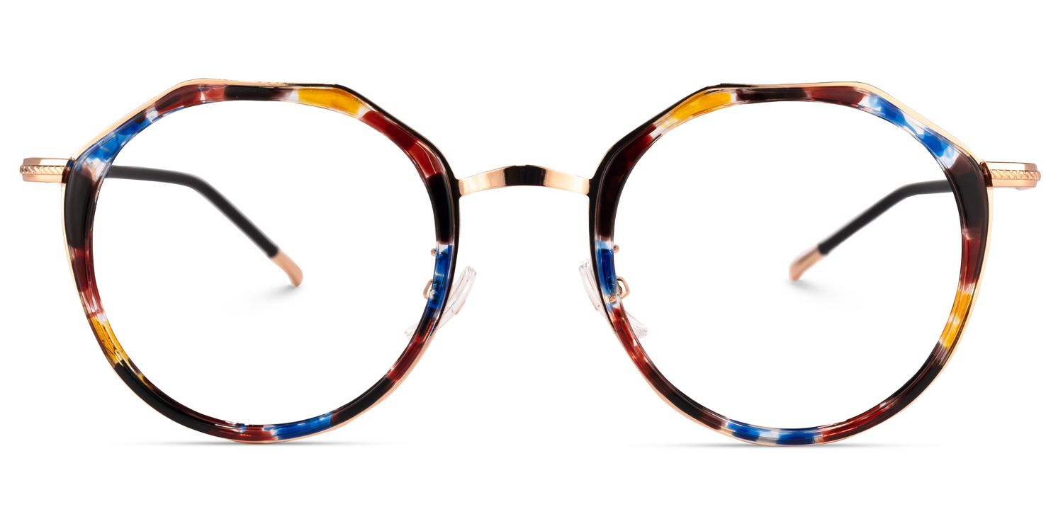 Gentry Geometric Floral Eyeglasses and Glasses Frames0
