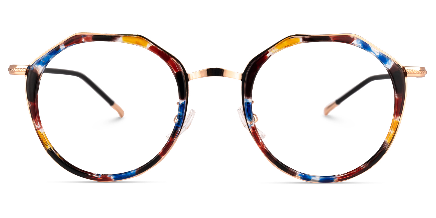 Gentry Geometric Floral Eyeglasses and Glasses Frames0