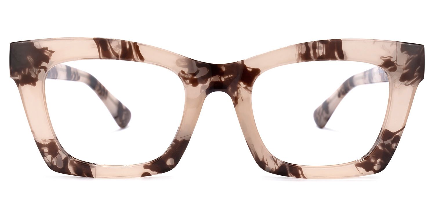 Vargas Square Pink-Floral Glasses | ZEELOOL UK0