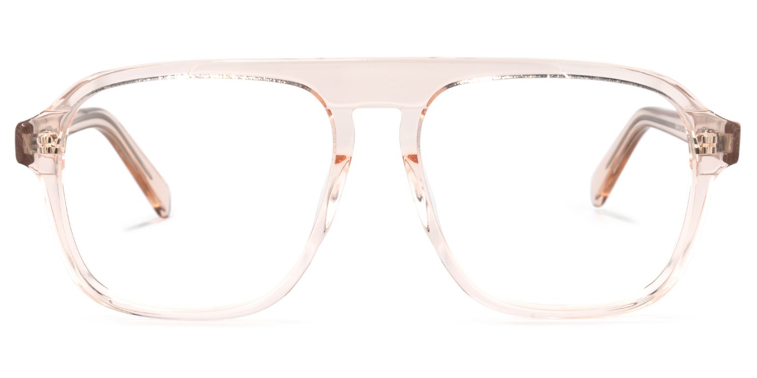 Shane Geometric Beige Glasses | ZEELOOL UK0