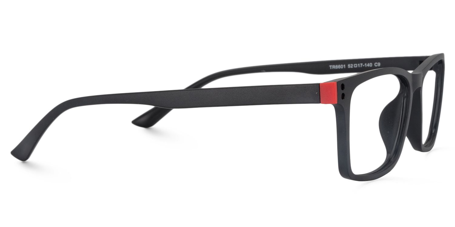 Cheche Rectangle Black Eyeglasses for Women and Men4
