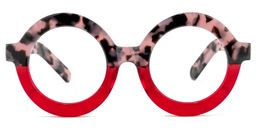 Calhoun Two-Tone Round Glasses0