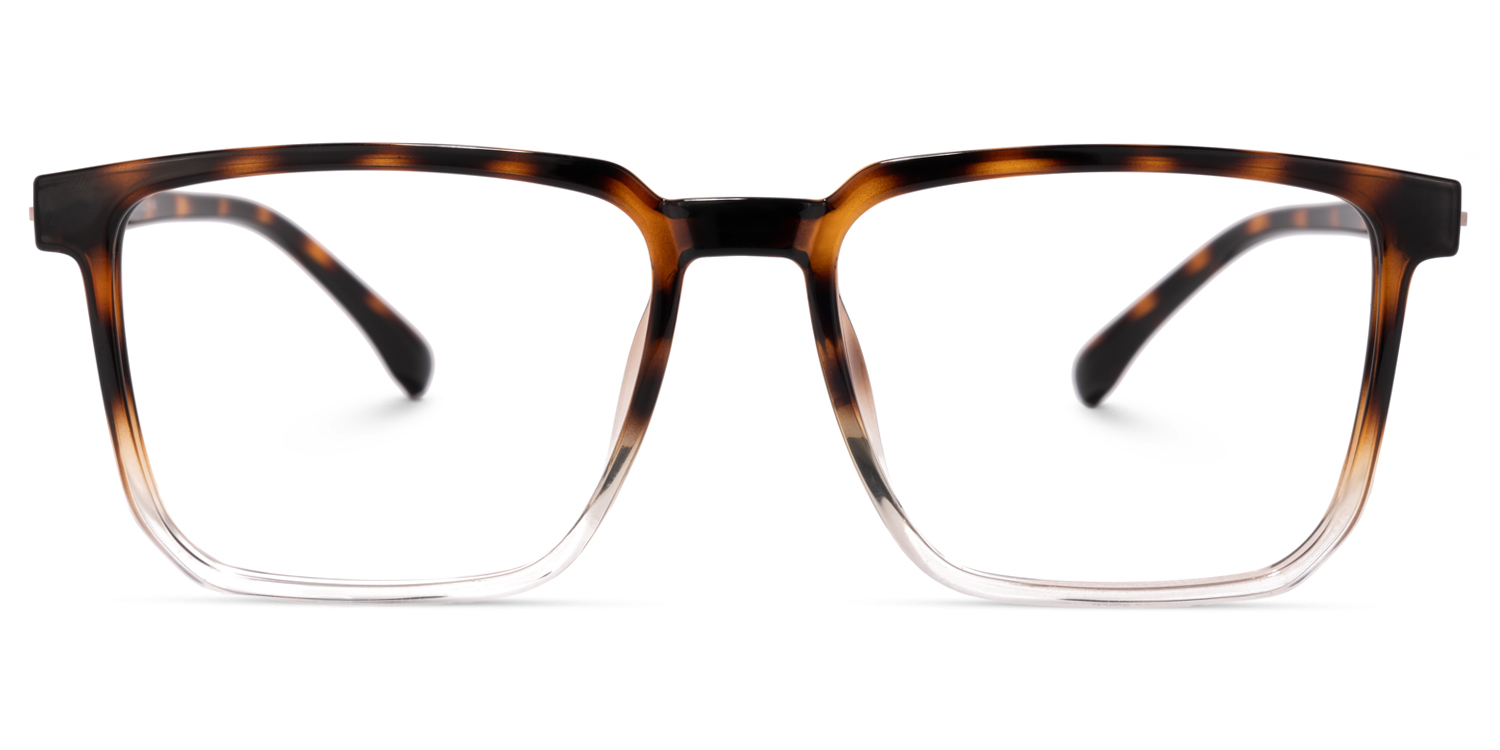 Zavala Rectangle Tortoise Glasses | ZEELOOL UK0