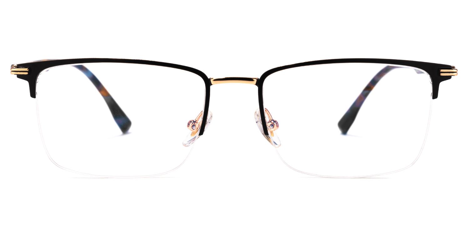 Simms Square Black Glasses | ZEELOOL UK0