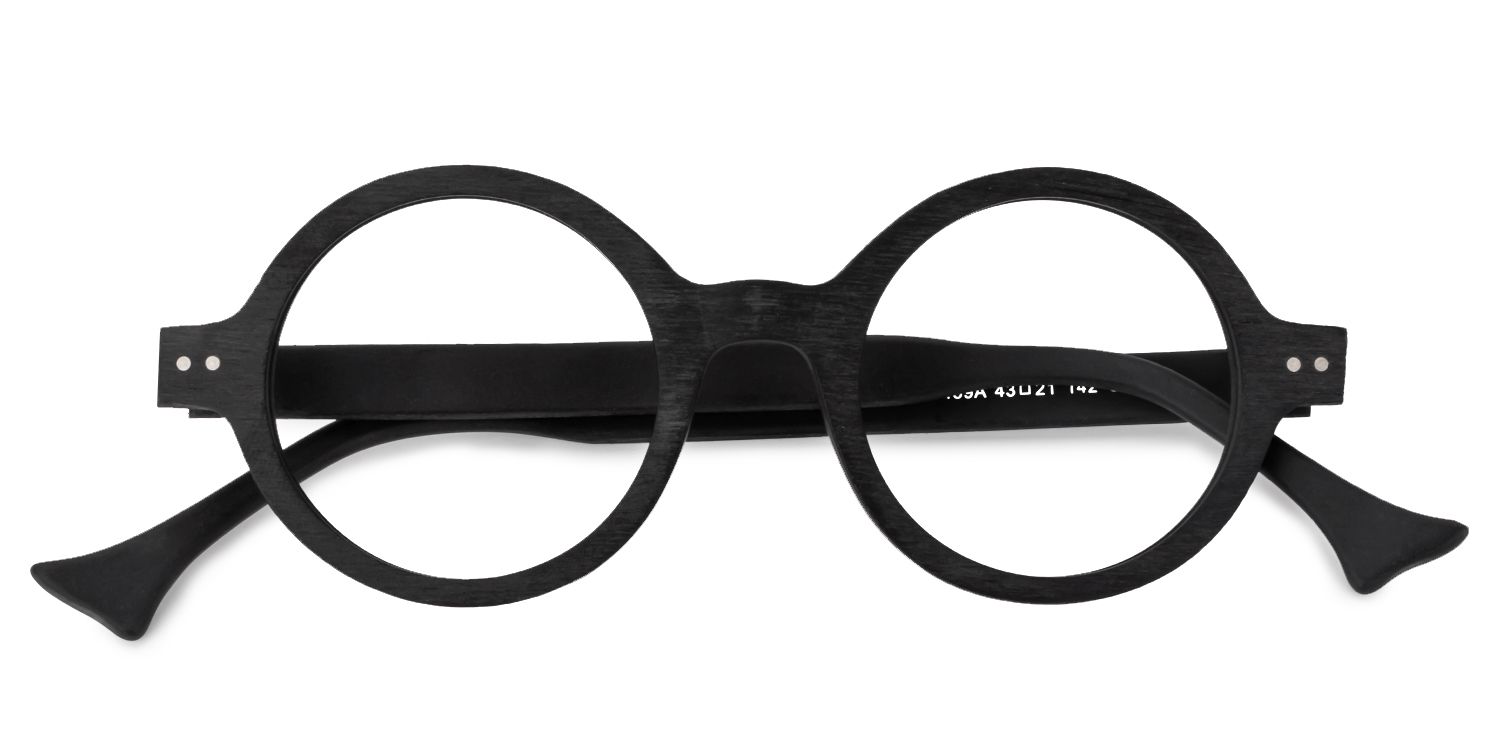 Round Black Glasses | ZEELOOL UK1
