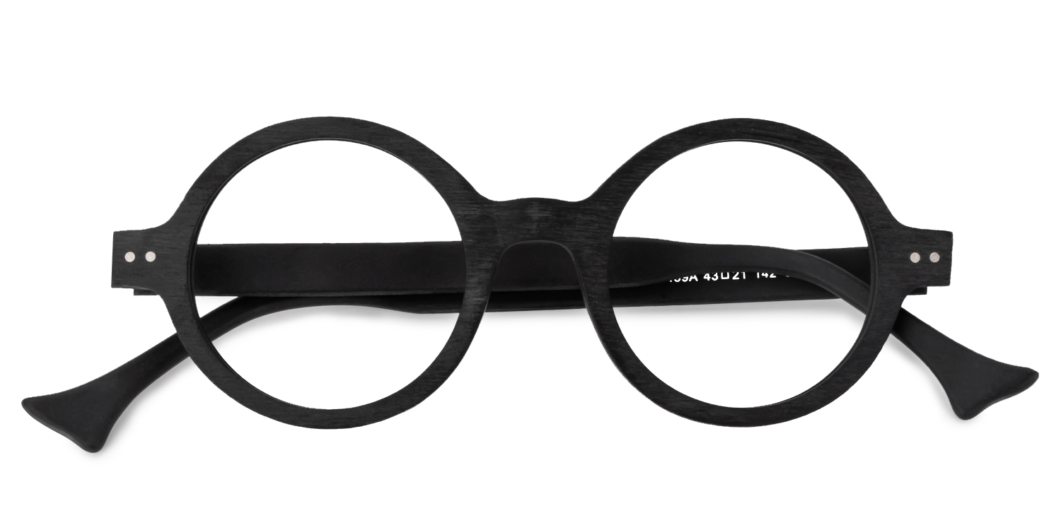 Round Black Glasses | ZEELOOL UK1