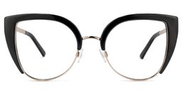 Brewer Cateye Black Glasses0