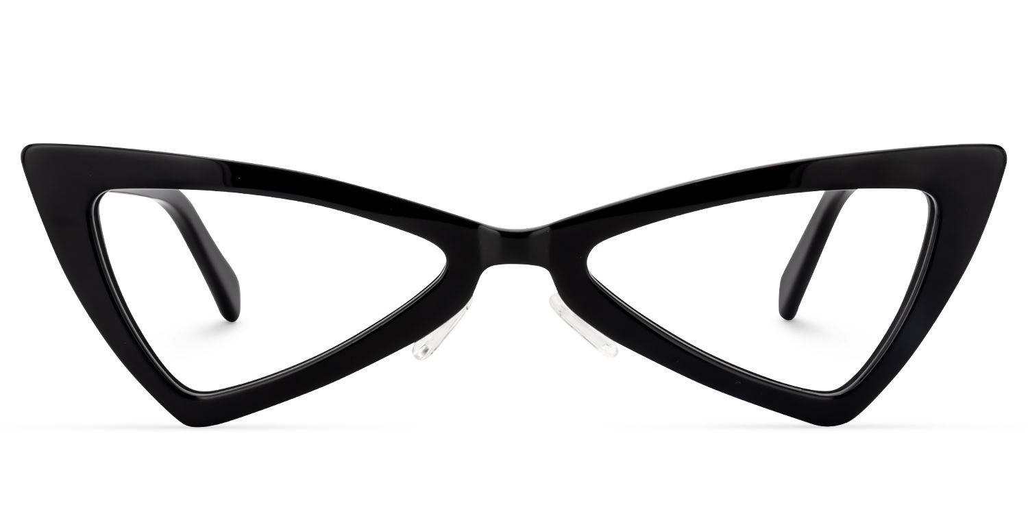 Cammie Cat Eye Black Glasses | ZEELOOL UK0