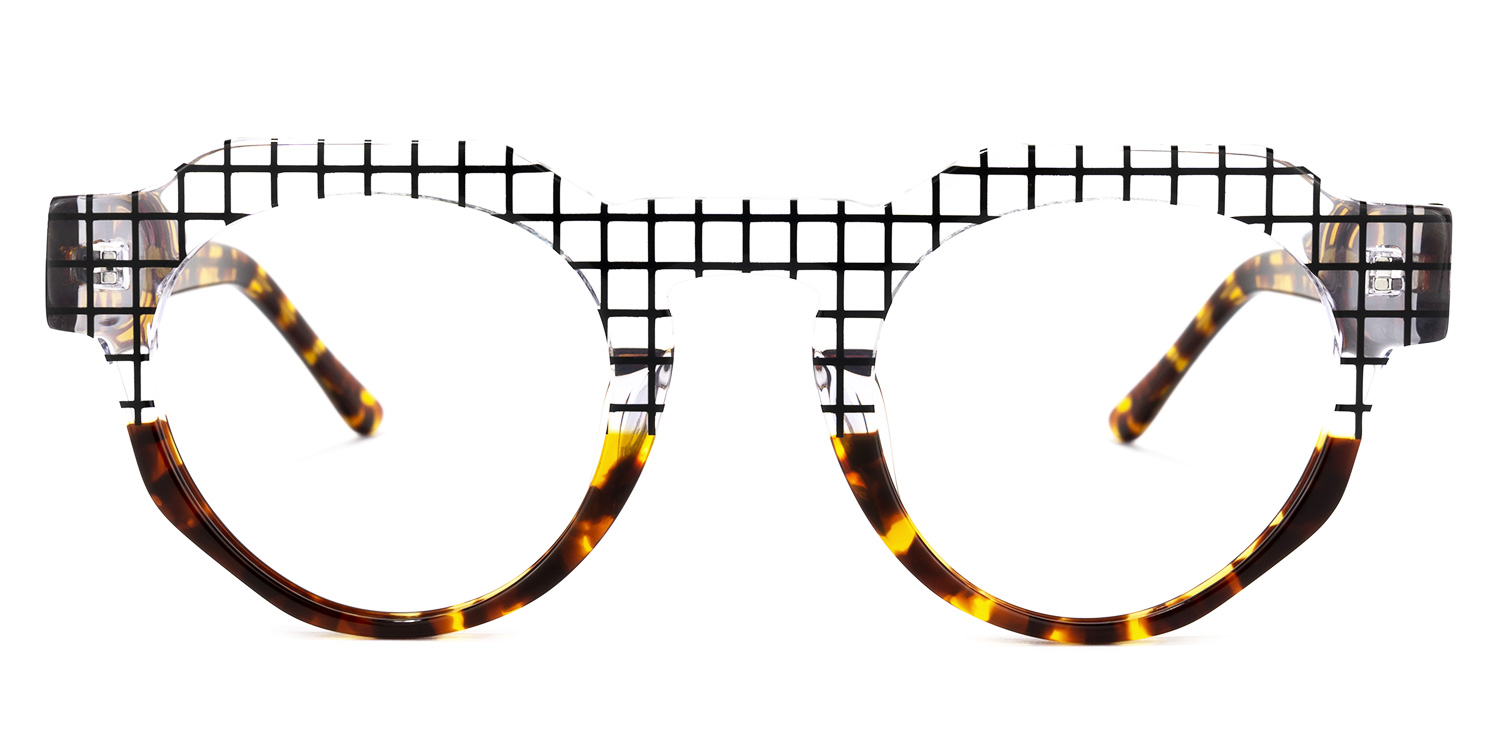 Karla Geometric Tortoise Glasses0