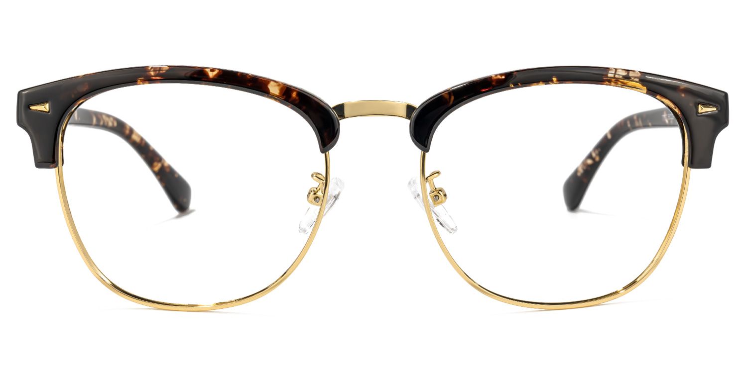Lasha Browline Gold Glasses | ZEELOOL UK2