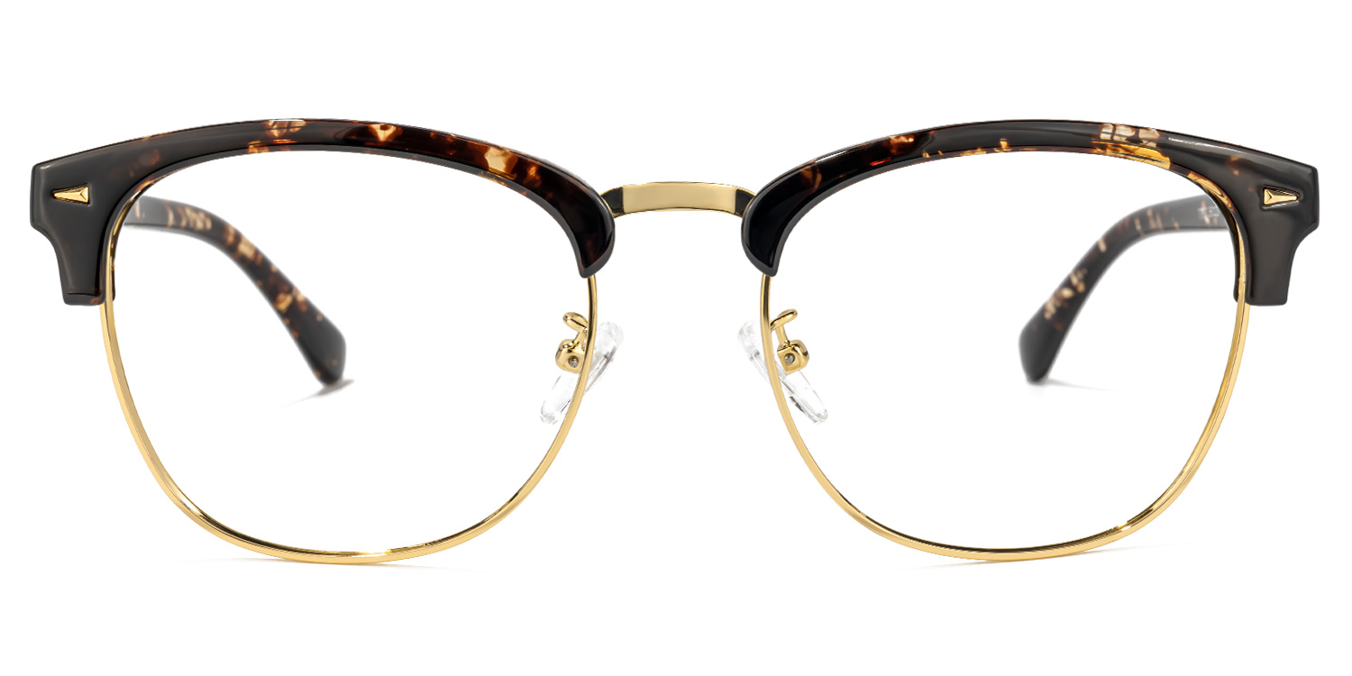Lasha Browline Gold Glasses | ZEELOOL UK2