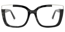 Dortch Black-Marble Square Glasses0