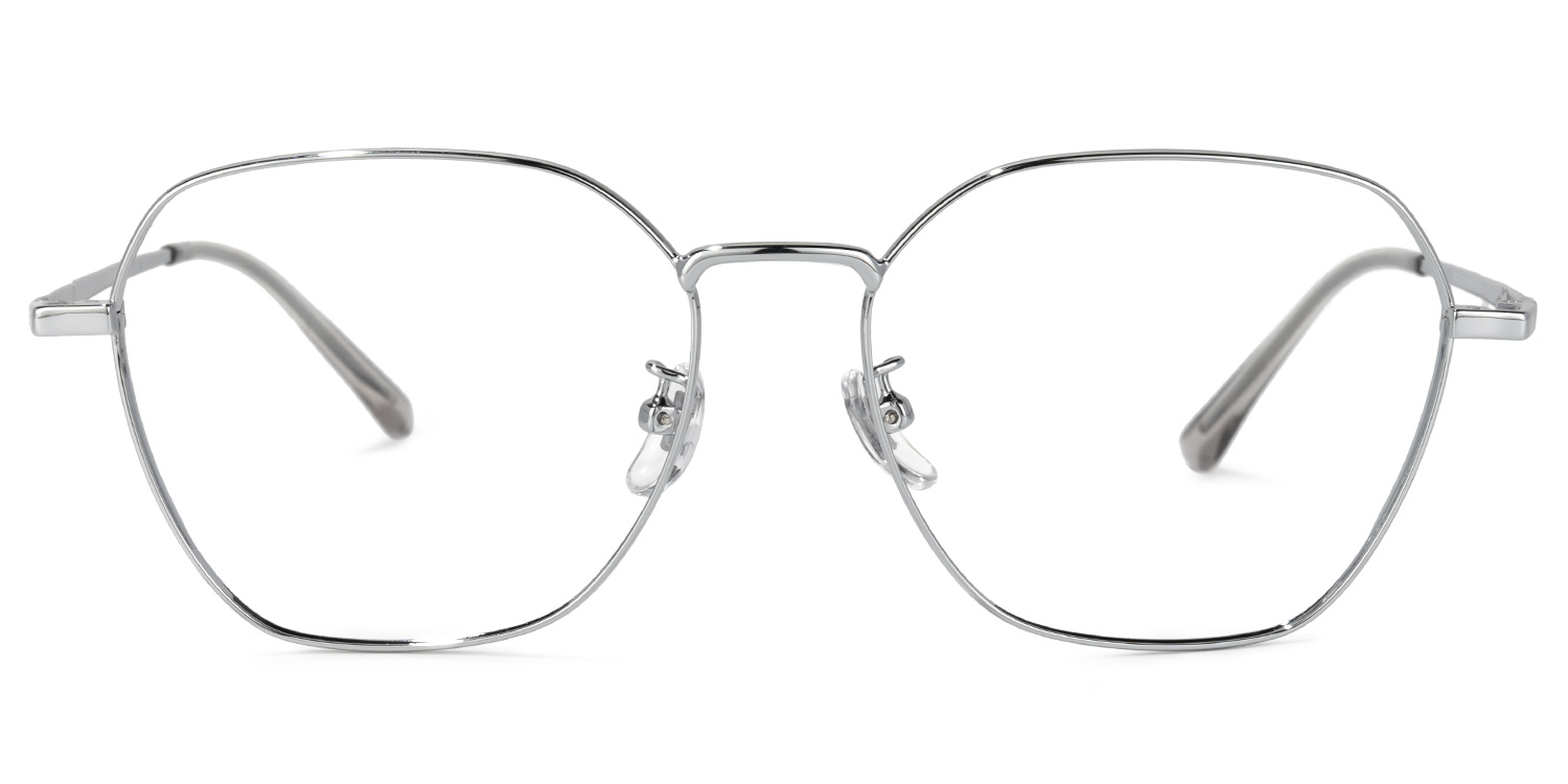 Sindele Square Silver Glasses | ZEELOOL UK0