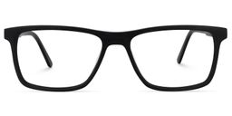 Daniel Black Rectangle Glasses0