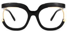 Darice Round Black Glasses0