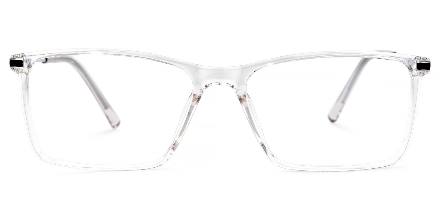 Mikysha Rectangle Clear Glasses | ZEELOOL UK0