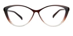 Iris Cat Eye Brown Glasses0