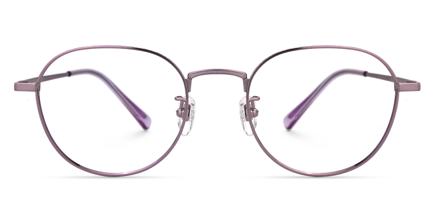 Vasquez Geometric Purple Glasses | ZEELOOL UK0
