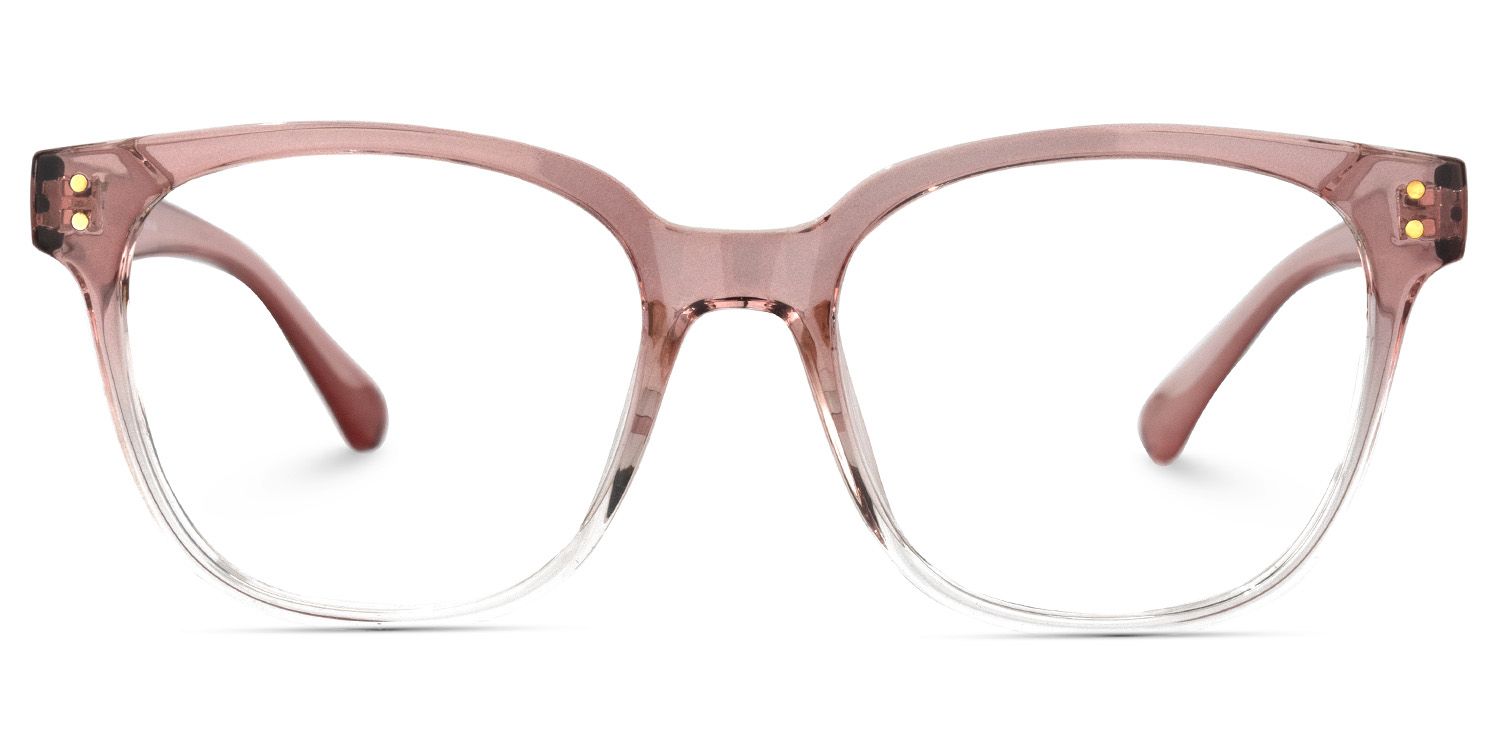 Aenid Square Pink Glasses | ZEELOOL UK0