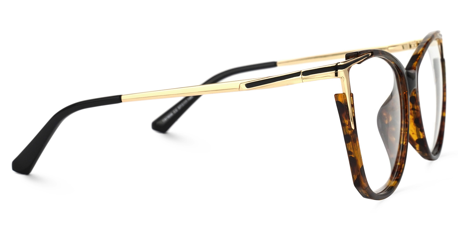 Yomary Cateye Tortoise Thin Frame Glasses | ZEELOOL UK2
