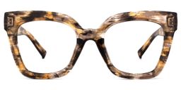 Malcolm Square Brown Glasses0